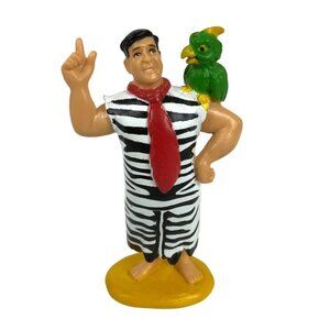Flintstones Movie Fred With Parrot Collectible Toy Figure Hanna Barbera 1994